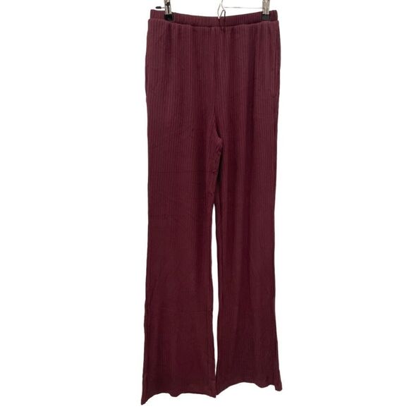 n: Philanthropy Revolve Reign Straight Leg Pull on Burgundy Pants.Size M - Picture 4 of 10